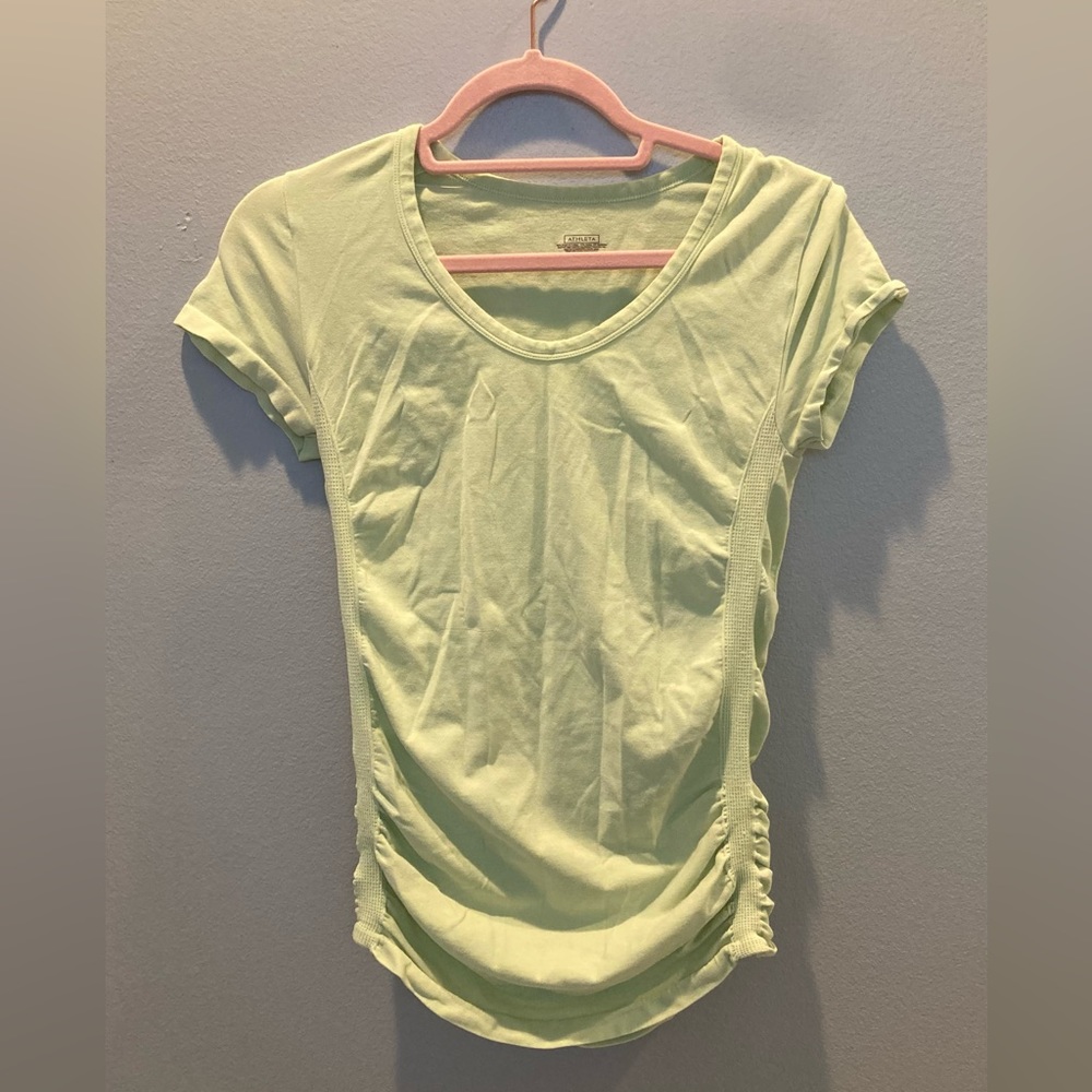 Athleta Green Athletic Shirt